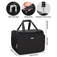 Monstina Professional Hairdressing Bag With 4 Small Bag Toiletry Travel Bag Cosmetics Beauty Hairdresser Bag With Shoulder Str