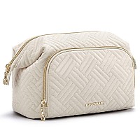 Bagsmart Travel Makeup Bag Cosmetic Bag Small Make Up Organizer Casewideopen Pouch For Women Purse For Toiletries Accessories