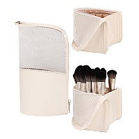 Monstina Makeup Brush Holder Bagportable Makeup Brush Organizer Bag Waterproof Standup Makeup Brush Pouchprofessional Artist