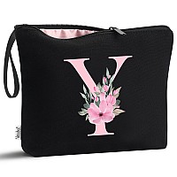 Vavabox Az Personalized Makeup Bag Birthday Gifts For Women Mom Gifts For Best Friend Bride Bridesmaid Cosmetic Bag Y Black