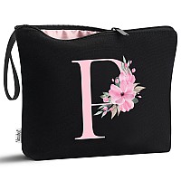 Vavabox Az Personalized Makeup Bag Birthday Gifts For Women Mom Gifts For Best Friend Bride Bridesmaid Cosmetic Bag P Black