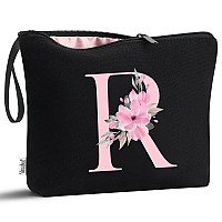 Vavabox Az Personalized Makeup Bag Birthday Gifts For Women Mom Gifts For Best Friend Bride Bridesmaid Cosmetic Bag R Black