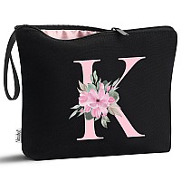 Vavabox Az Personalized Makeup Bagbirthday Gifts For Women Momgifts For Best Friendbride Bridesmaid Cosmetic Bag K Black