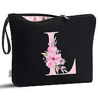 Vavabox Az Personalized Makeup Bagbirthday Gifts For Women Momgifts For Best Friendbride Bridesmaid Cosmetic Bag L Black