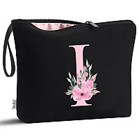 Vavabox Az Personalized Makeup Bagbirthday Gifts For Women Momgifts For Best Friendbride Bridesmaid Cosmetic Bag I Black