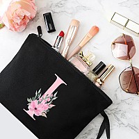 Vavabox Az Personalized Makeup Bagbirthday Gifts For Women Momgifts For Best Friendbride Bridesmaid Cosmetic Bag I Black