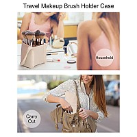 Makeup Brush Case Travel Makeup Brush Holder Standup Makeup Brush Bag Professional Cosmetic Bag Artist Storage Bag Essentials F