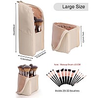 Makeup Brush Case Travel Makeup Brush Holder Standup Makeup Brush Bag Professional Cosmetic Bag Artist Storage Bag Essentials F