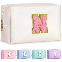 Topeast Preppy Stuff Cute Makeup Bag Small Cosmetic Bag Travel Toiletry Bag Personalized Birthday Wedding Gifts For Mom Teacher