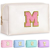 Topeast Monogrammed Gifts For Women Preppy Makeup Bag Small Cosmetic Bag Travel Toiletry Bag Personalized Birthday Gift For Gi