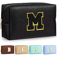 Topeast Monogrammed Gifts For Women Preppy Makeup Bag Small Cosmetic Bag Travel Toiletry Bag Personalized Birthday Gift For Gi