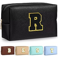 Topeast Cosmetic Travel Bags For Women Preppy Small Makeup Bag Pu Leather Waterproof Toiletry Bag Unique Friendship Gifts For