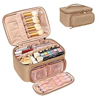 Ocheal Makeup Bag Multifunctional Make Up Bags Large Compact Makeup Bag Organizer Cosmetics Toiletry Brushes Storage Case For W