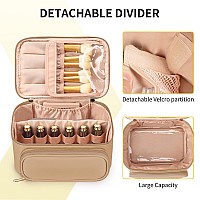 Ocheal Makeup Bag Multifunctional Make Up Bags Large Compact Makeup Bag Organizer Cosmetics Toiletry Brushes Storage Case For W