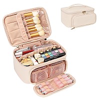 Ocheal Makeup Bag Multifunctional Make Up Bags Large Compact Makeup Bag Organizer Cosmetics Toiletry Brushes Storage Case For W