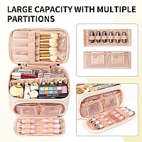 Ocheal Makeup Bag Multifunctional Make Up Bags Large Compact Makeup Bag Organizer Cosmetics Toiletry Brushes Storage Case For W