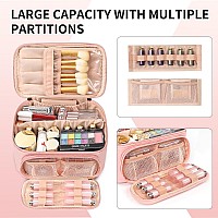 Ocheal Makeup Bag Multifunctional Make Up Bags Large Compact Makeup Bag Organizer Cosmetics Toiletry Brushes Storage Case For W