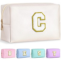 Topeast Gifts For Friends Female Mom Cute Makeup Bag Small Pink Cosmetic Bag Travel Toiletry Bag Personalized Birthday Gift Fo