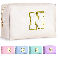 Topeast Preppy Stuff Cute Makeup Bag Small Cosmetic Bag Travel Toiletry Bag Personalized Birthday Wedding Gifts For Mom Teacher