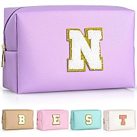 Topeast Preppy Stuff Cute Makeup Bag Small Cosmetic Bag Travel Toiletry Bag Personalized Birthday Wedding Gifts For Mom Teacher