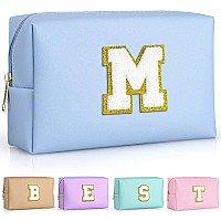 Topeast Monogrammed Gifts For Women Preppy Makeup Bag Small Cosmetic Bag Travel Toiletry Bag Personalized Birthday Gift For Gi