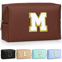 Topeast Monogrammed Gifts For Women Preppy Makeup Bag Small Cosmetic Bag Travel Toiletry Bag Personalized Birthday Gift For Gi