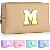 Topeast Monogrammed Gifts For Women Preppy Makeup Bag Small Cosmetic Bag Travel Toiletry Bag Personalized Birthday Gift For Gi