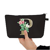 Deanfun Makeup Bag Bride Bridesmaid Az Make Up Bag Small Personalized Initial Letter 3D Printings Waterproof Cosmetic Bags Fo