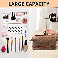 Abiudeng Large Makeup Bagwaterproof Cosmetic Bagmake Up Travel Bag Essentialscute Travel Toiletry Bag For Women Makeup Bag Or