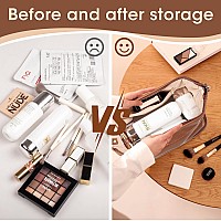 Abiudeng Large Makeup Bagwaterproof Cosmetic Bagmake Up Travel Bag Essentialscute Travel Toiletry Bag For Women Makeup Bag Or