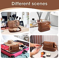 Abiudeng Large Makeup Bagwaterproof Cosmetic Bagmake Up Travel Bag Essentialscute Travel Toiletry Bag For Women Makeup Bag Or