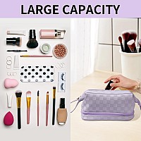 Abiudeng Large Makeup Bagwaterproof Cosmetic Bagmake Up Travel Bag Essentialscute Travel Toiletry Bag For Women Makeup Bag Or