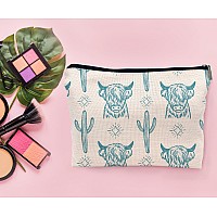 Lacosu Western Makeup Bag Western Gifts For Women Cow Makeup Bag Cowgirl Stuff Western Stuff For Women Western Gifts Cowgirl Gif