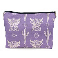 Lacosu Western Makeup Bag Western Gifts For Women Cow Makeup Bag Cowgirl Stuff Western Stuff For Women Western Gifts Cowgirl Gif