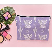 Lacosu Western Makeup Bag Western Gifts For Women Cow Makeup Bag Cowgirl Stuff Western Stuff For Women Western Gifts Cowgirl Gif