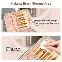 Ocheal Makeup Bag Large Capacity Travel Make Up Bag For Cosmetics Vertical Storagetoiletry Bag For Skincare Makeup Organizer B