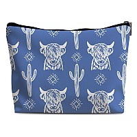 Lacosu Western Makeup Bag Western Gifts For Women Cow Makeup Bag Cowgirl Stuff Western Stuff For Women Western Gifts Cowgirl Gif