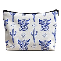 Lacosu Western Makeup Bag Western Gifts For Women Cow Makeup Bag Cowgirl Stuff Western Stuff For Women Western Gifts Cowgirl Gif