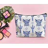 Lacosu Western Makeup Bag Western Gifts For Women Cow Makeup Bag Cowgirl Stuff Western Stuff For Women Western Gifts Cowgirl Gif