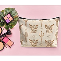 Lacosu Western Makeup Bag Western Gifts For Women Cow Makeup Bag Cowgirl Stuff Western Stuff For Women Western Gifts Cowgirl Gif