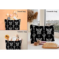 Lacosu Western Makeup Bag Western Gifts For Women Cow Makeup Bag Cowgirl Stuff Western Stuff For Women Western Gifts Cowgirl Gif