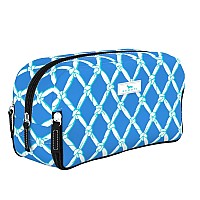 Scout 3Way Bag Travel Makeup Pouch And Toiletry Bag For Women With Three Zipper Compartments Stands Upright Wipes Clean