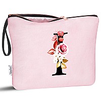 Vavabox Az Personalized Makeup Bag Birthday Gifts For Women Mom Gifts For Best Friend Bride Bridesmaid Cosmetic Bag I Pink