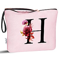 Vavabox Az Personalized Makeup Bagbirthday Gifts For Women Momgifts For Best Friendbride Bridesmaid Cosmetic Bag H Pink