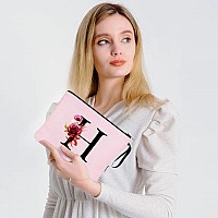 Vavabox Az Personalized Makeup Bagbirthday Gifts For Women Momgifts For Best Friendbride Bridesmaid Cosmetic Bag H Pink