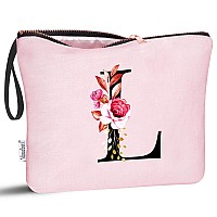 Vavabox Az Personalized Makeup Bag Birthday Gifts For Women Mom Gifts For Best Friend Bride Bridesmaid Cosmetic Bag L Pink