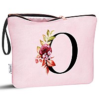 Vavabox Az Personalized Makeup Bag Birthday Gifts For Women Mom Gifts For Best Friend Bride Bridesmaid Cosmetic Bag O Pink