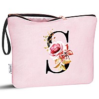 Vavabox Az Personalized Makeup Bag Birthday Gifts For Women Mom Gifts For Best Friend Bride Bridesmaid Cosmetic Bag S Pink