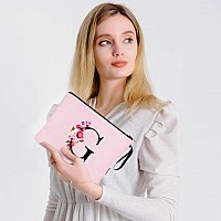 Vavabox Az Personalized Makeup Bagbirthday Gifts For Women Momgifts For Best Friendbride Bridesmaid Cosmetic Bag G Pink