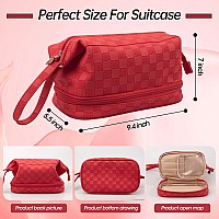 Abiudeng Large Makeup Bagwaterproof Cosmetic Bagmake Up Travel Bag Essentialscute Travel Toiletry Bag For Women Makeup Bag Or